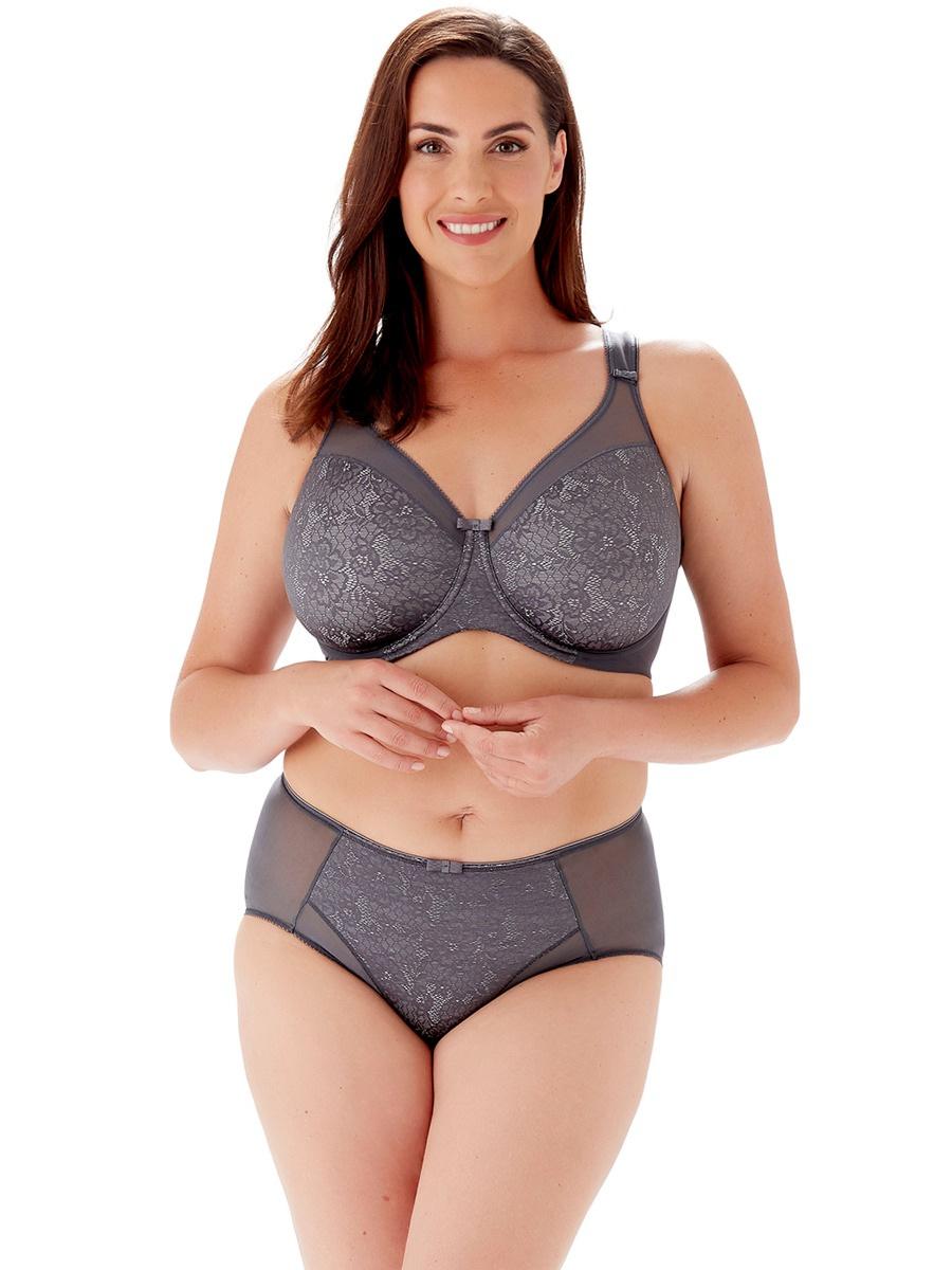 Berlei Beauty Lace Underwired Smoothing Bra - Dark Grey