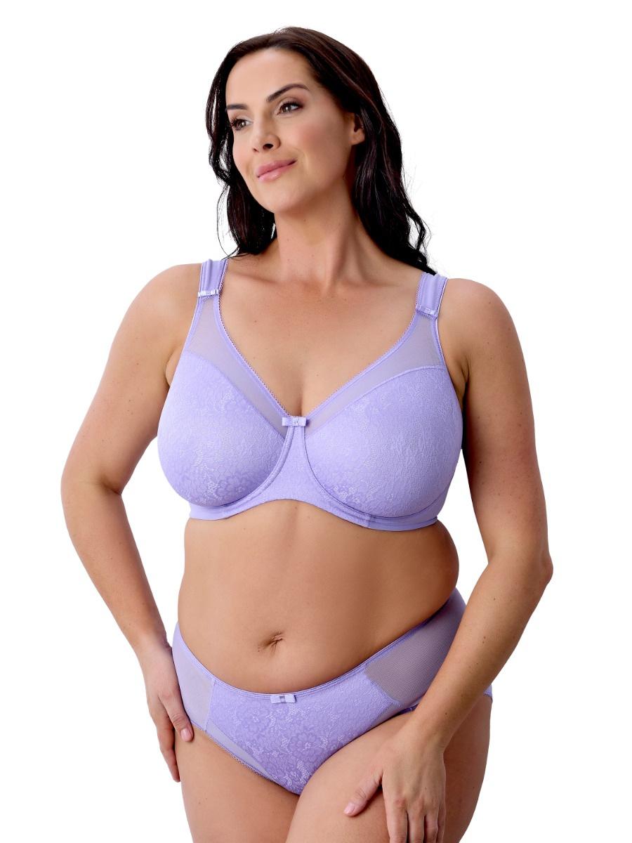 Berlei Beauty Lace Underwired Smoothing Bra - Violet Tulip