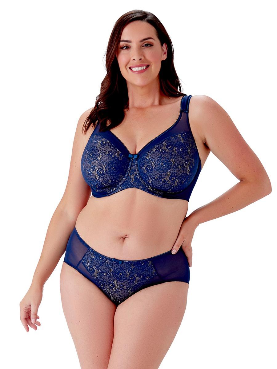 Berlei Beauty Lace Deep Brief - Deep Blue