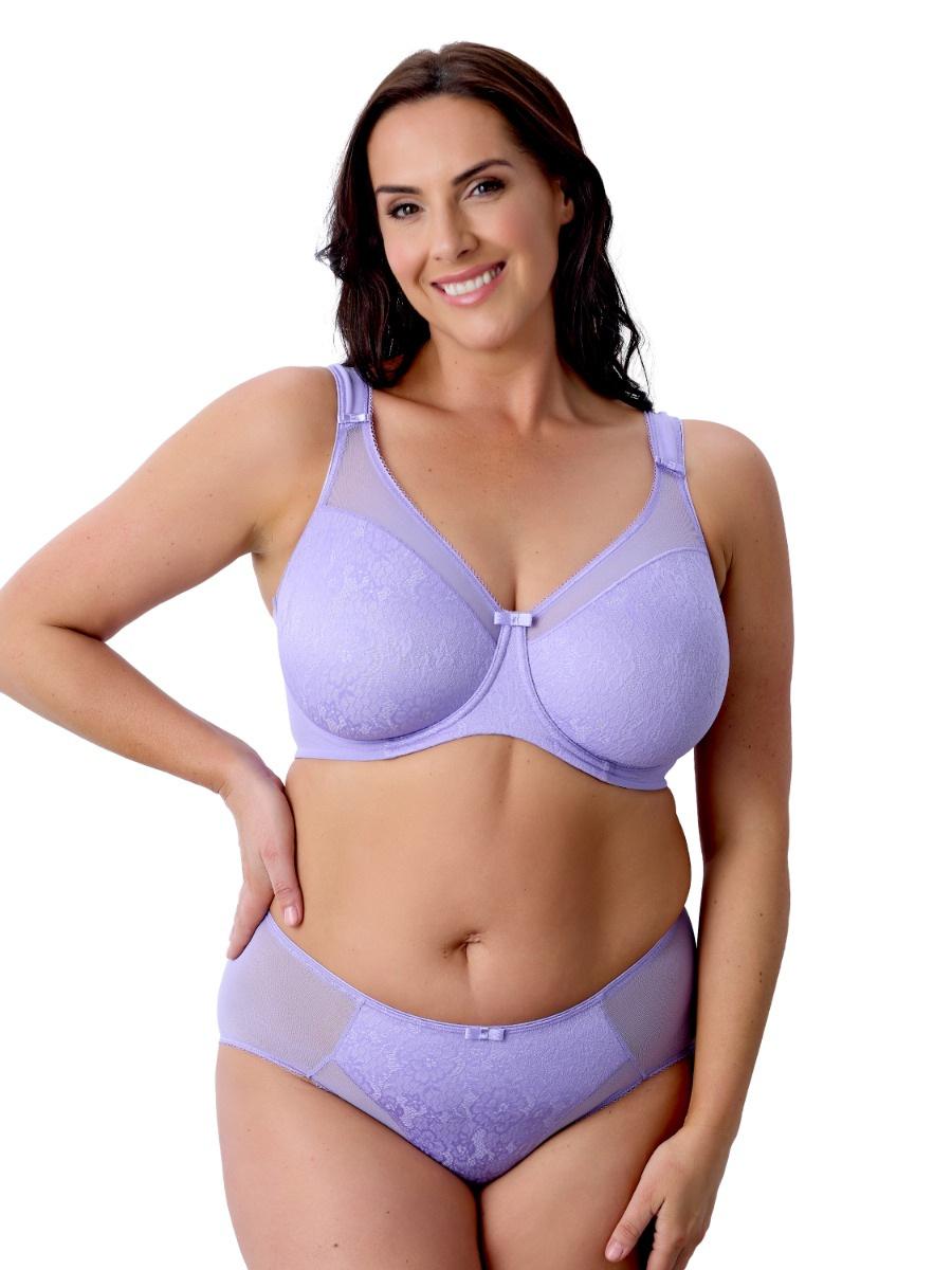 Berlei Beauty Lace Deep Brief - Violet Tulip
