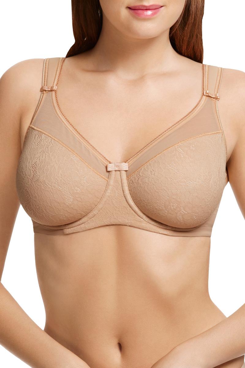 Berlei Beauty Lace Underwired Smoothing Bra - Nude