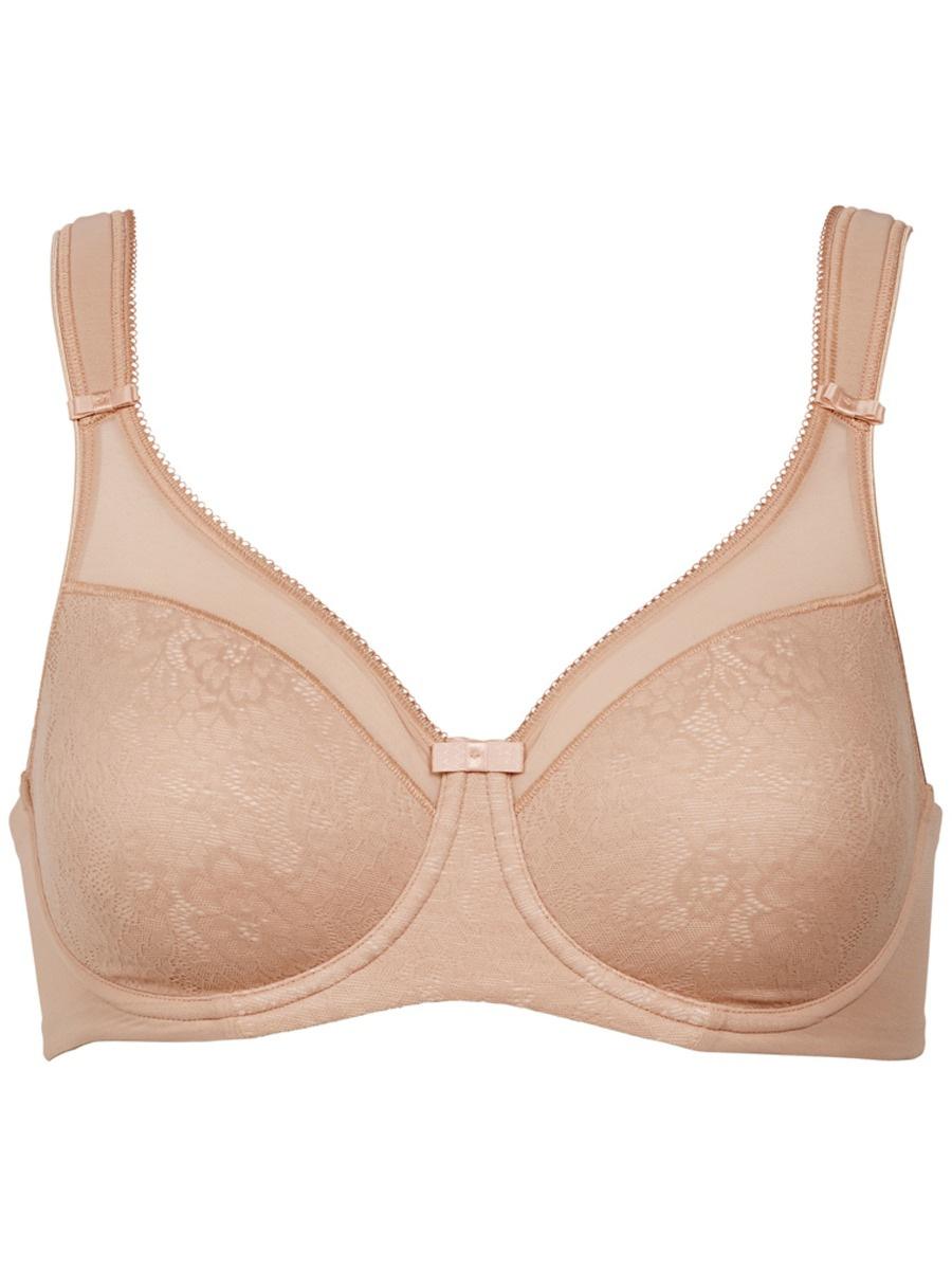 berlei Beauty Lace Underwired Smoothing Bra - Nude