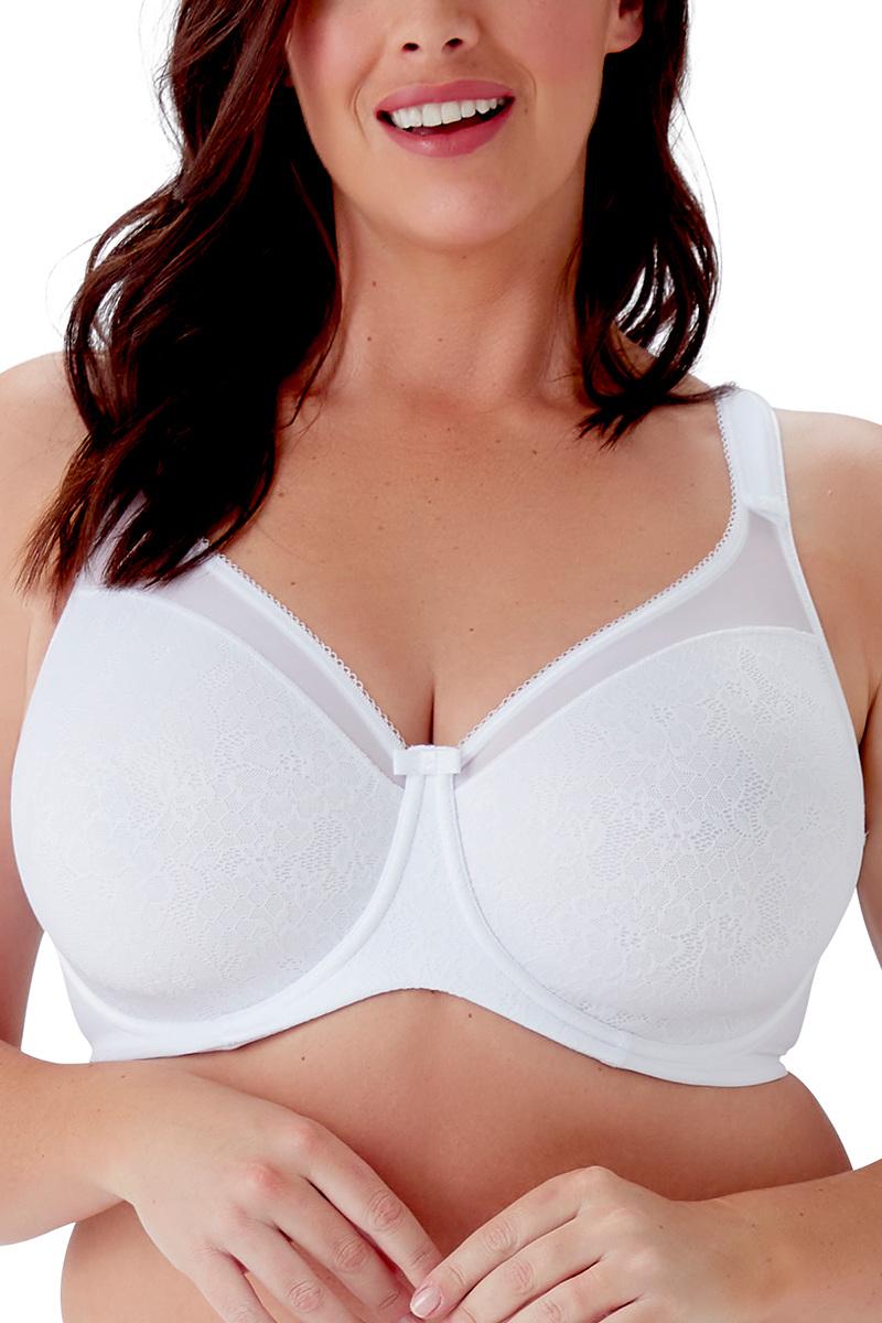 Berlei Beauty Lace Underwired Smoothing Bra - White