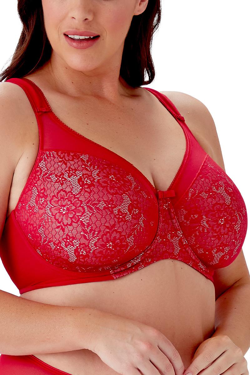 Berlei Beauty Minimiser Bra - Passion Red