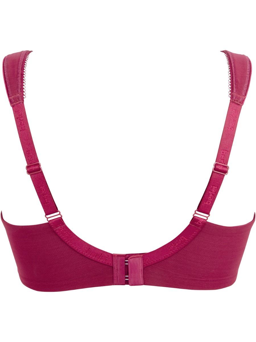 Berlei Beauty Non Wired Minimiser Bra - Burgundy