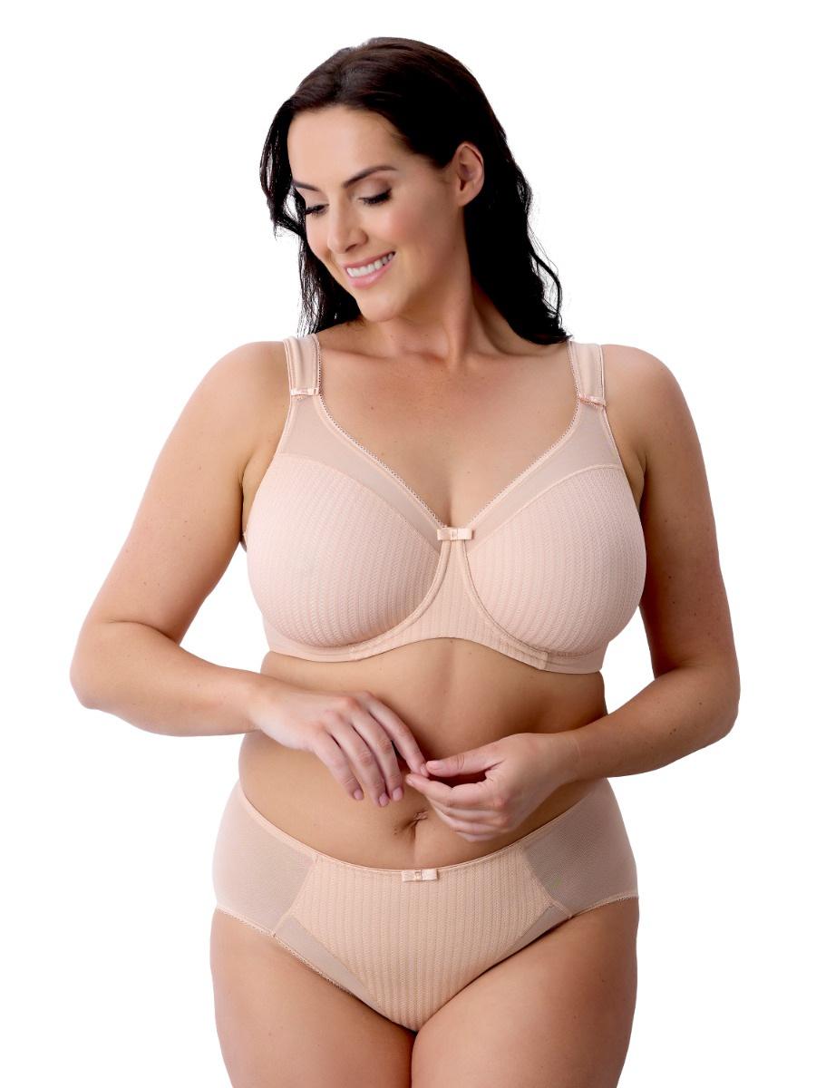 Berlei Beauty Stripe Deep Brief - Blush