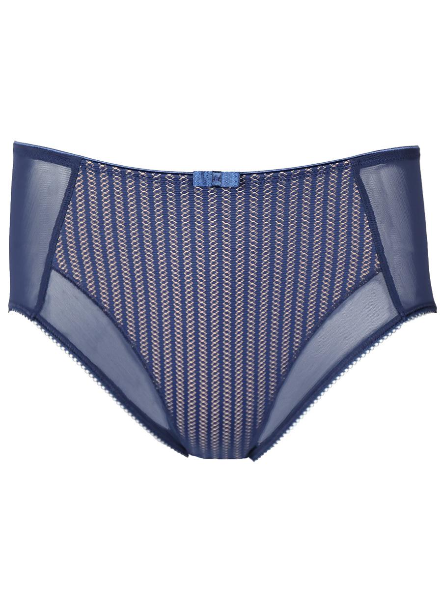 berlei Beauty Stripe Deep Brief - Deep Blue
