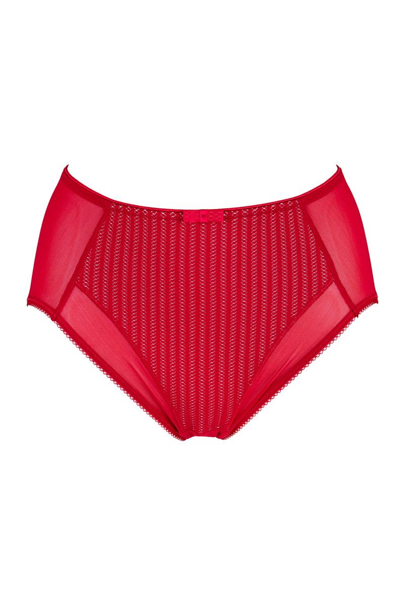 berlei Beauty Stripe Deep Brief - Passion Red