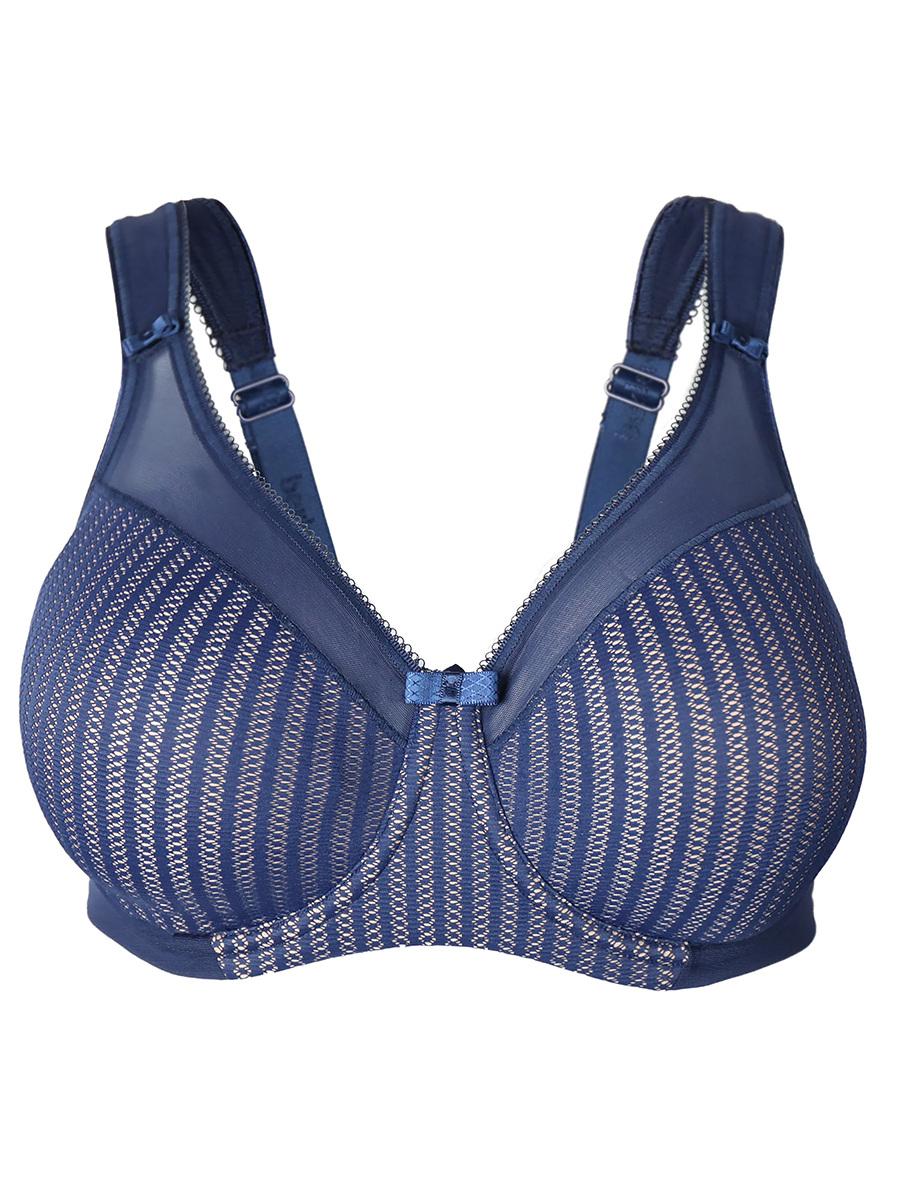 berlei Beauty Stripe Smoothing Bra - Deep Blue