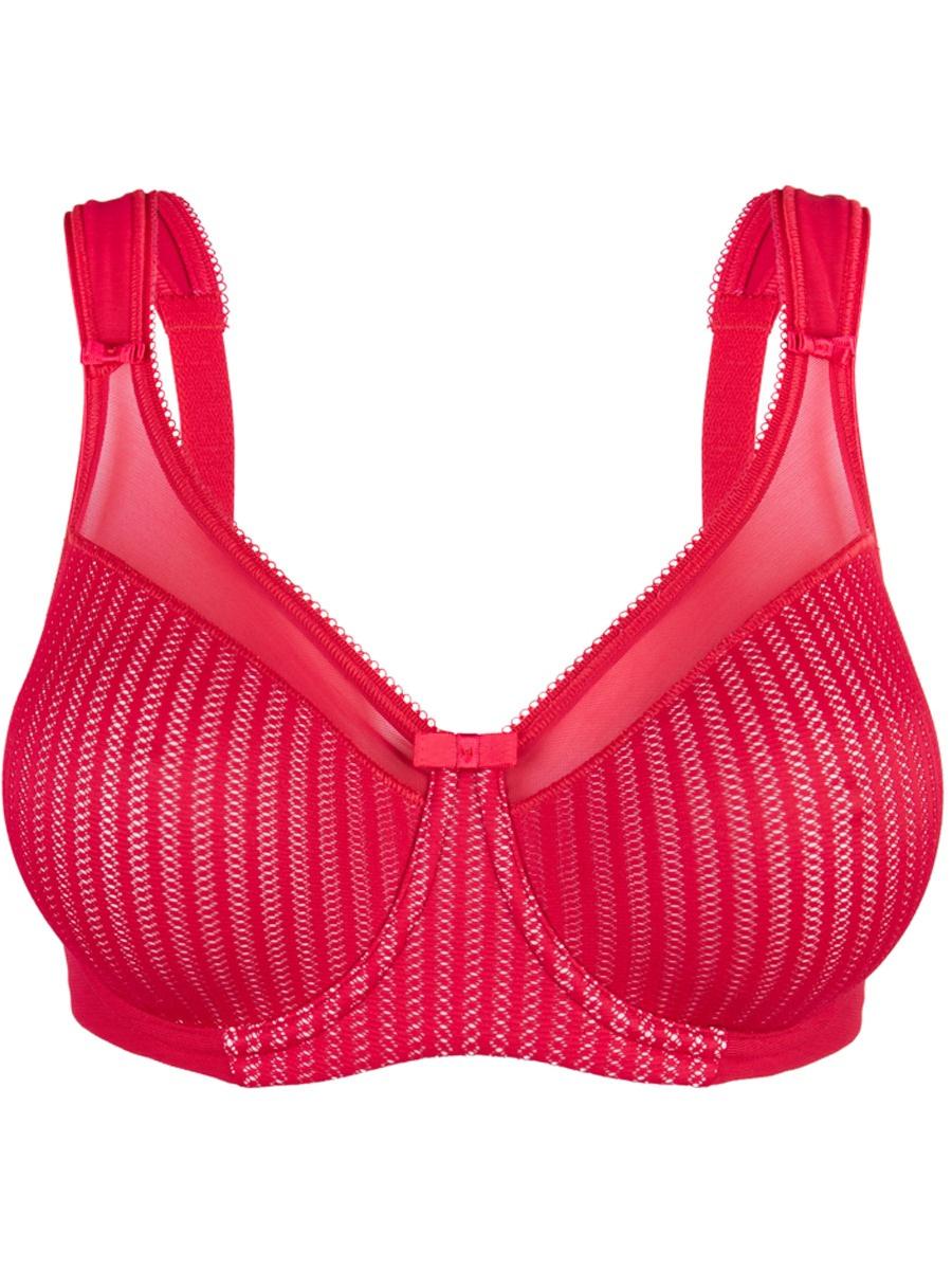 berlei Beauty Stripe Smoothing Bra - Passion Red