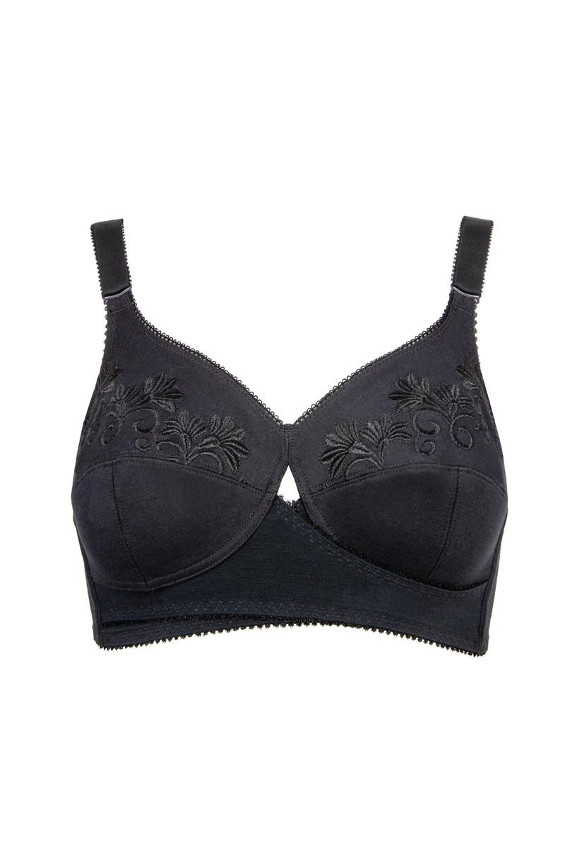 Berlei Classic Total Support Cotton Bra - Black