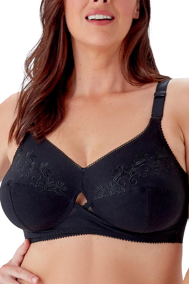 Berlei Classic Total Support Cotton Bra - Black