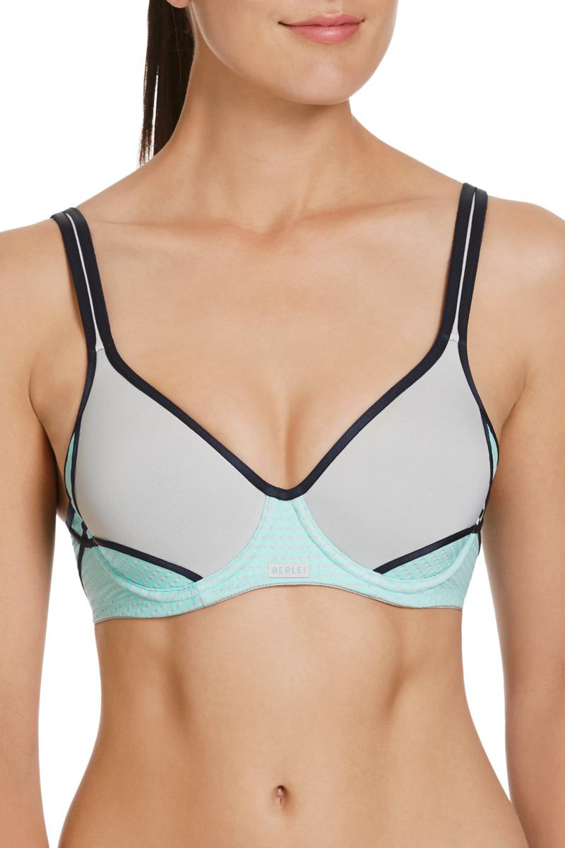 berlei Electrify Mesh Padded Bra - Iced Grey