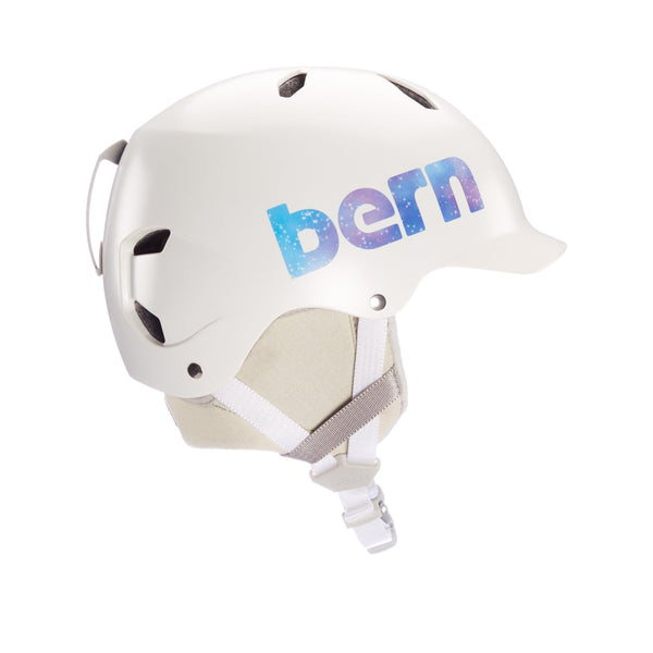 Bern Bern Bandito EPS Youth Helmet - Satin White Galaxy