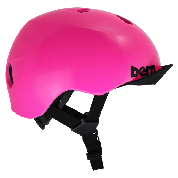 Bern Bern Nina DVRT Youth Helmet - Satin Hot Pink