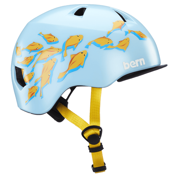bern Bern Tigre Youth Helmet - Satin Blue Goldfish
