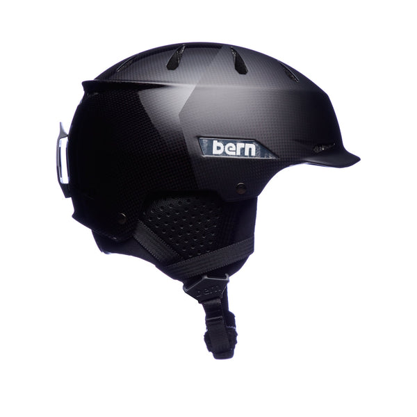 Bern Bern Hendrix MIPS Carbon Winter Helmet - Matte Black Hatstyle