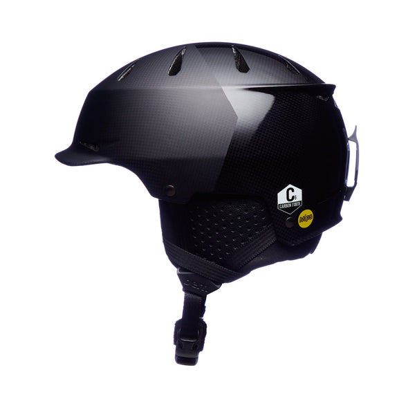 Bern Bern Hendrix MIPS Carbon Winter Helmet - Matte Black Hatstyle