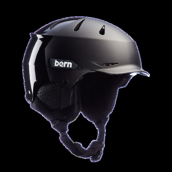 bern Bern Hendrix MIPS Carbon Winter Helmet - Matte Black Hatstyle