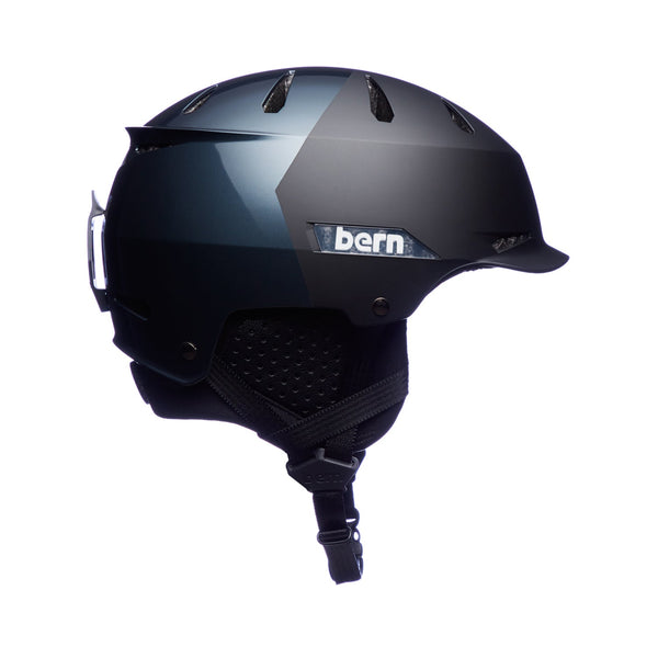 Bern Bern Hendrix MIPS Winter Helmet - Metallic Charcoal Hatstyle