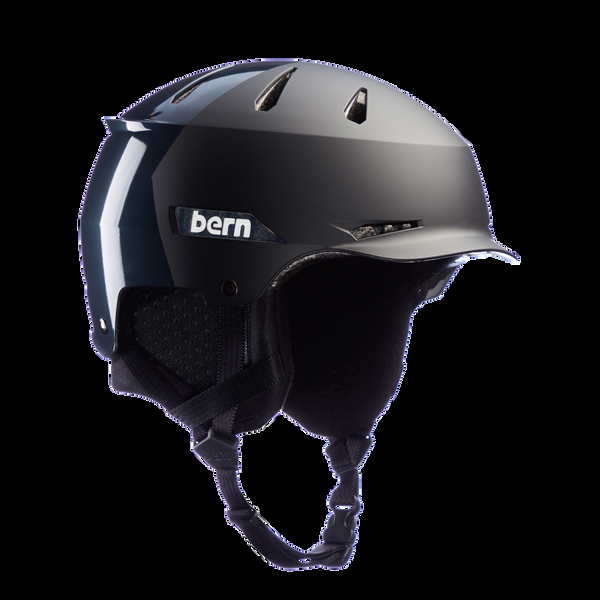 bern Bern Hendrix MIPS Winter Helmet - Metallic Charcoal Hatstyle