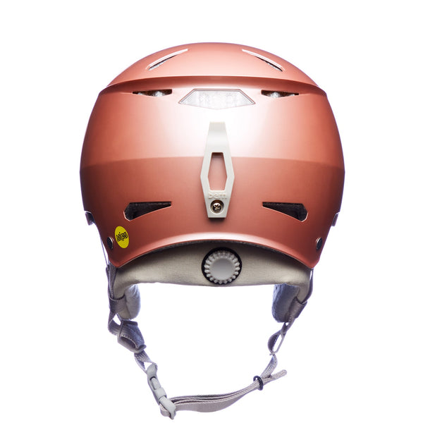 Bern Bern Hendrix MIPS Winter Helmet - Metallic Rose Gold Hatstyle