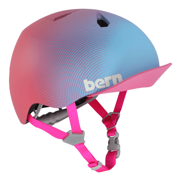 bern Bern Nina DVRT Kids Bike Helmet - Matte Sunset Gradient