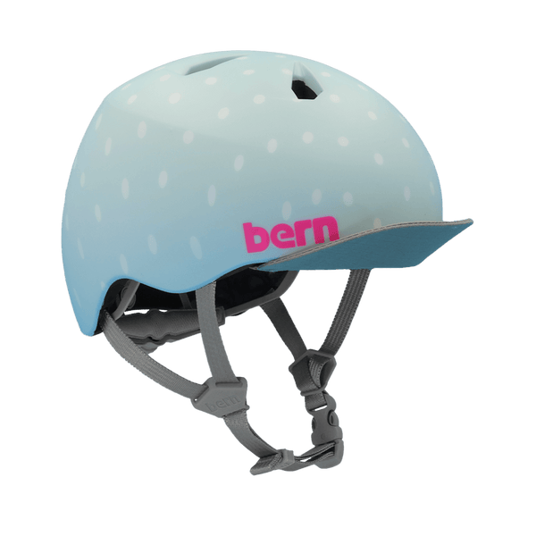Bern Bern Nina DVRT Youth Helmet - Seaglass Polka Dot