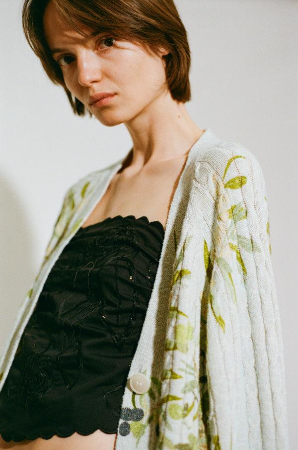 Bernadette Bustier Petit Beurre Embroidered