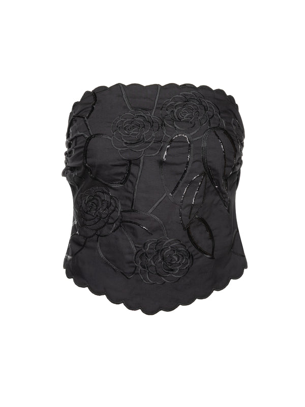 Bernadette Bustier Petit Beurre Embroidered