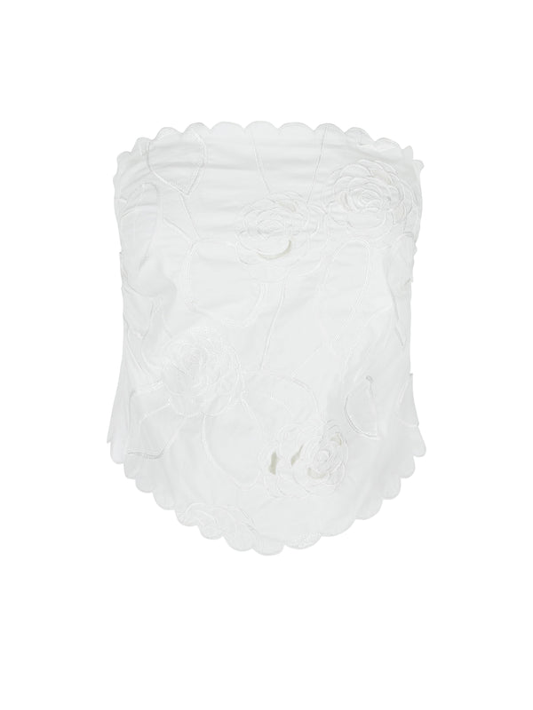 Bernadette Bustier Petit Beurre Embroidered