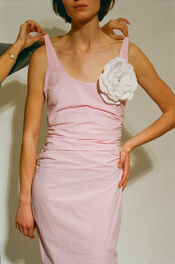 bernadette Camellia Brooch Embroidered