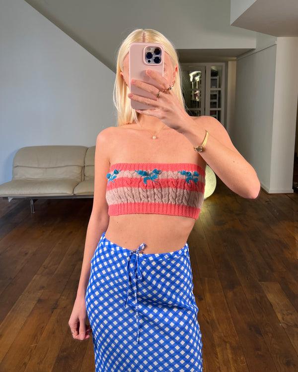 Bernadette Cropped Top Dahlia