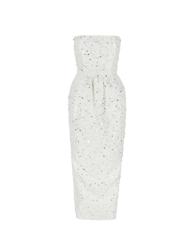 bernadette Dress Lena Embroidered