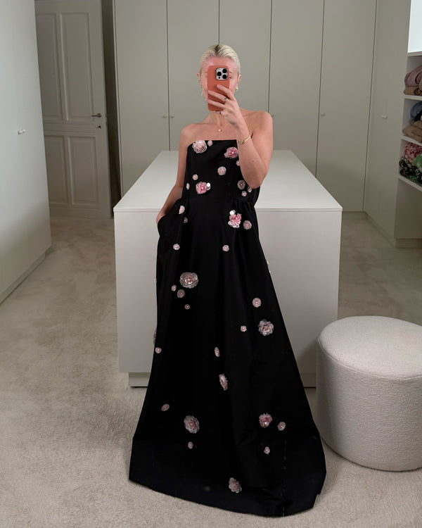 Bernadette Dress March Embroidered