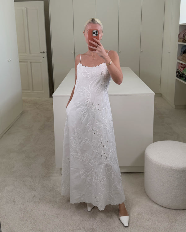 Bernadette Dress Petit Beurre Embroidered
