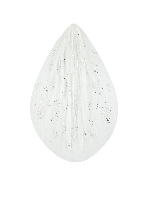 Bernadette Hand-embroidered Midi Veil