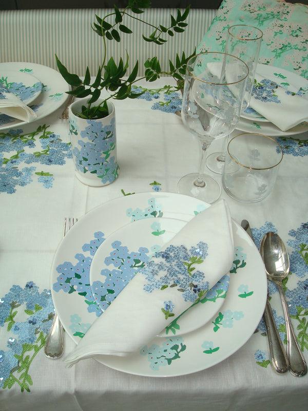 Bernadette Hand-Embroidered Table Cloth