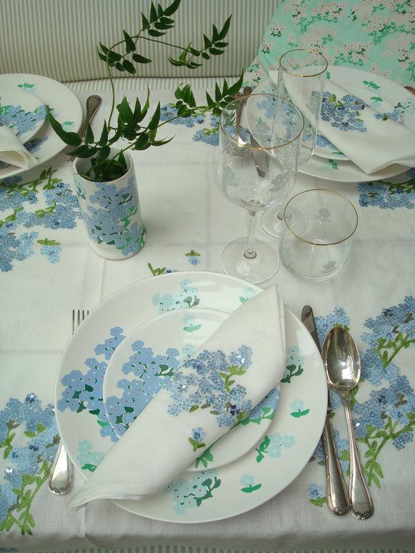 bernadette Hand-Embroidered Table Cloth