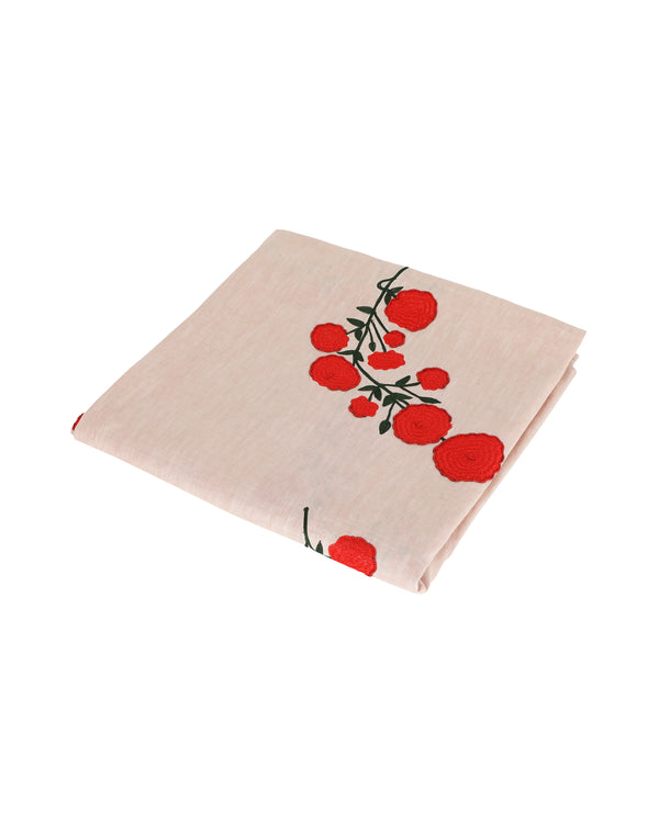 bernadette Hand-Embroidered Table Cloth