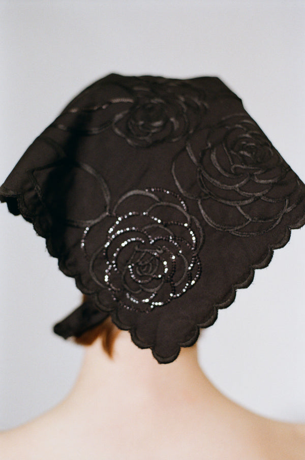 Bernadette Handkerchief Petit Beurre Embroidered