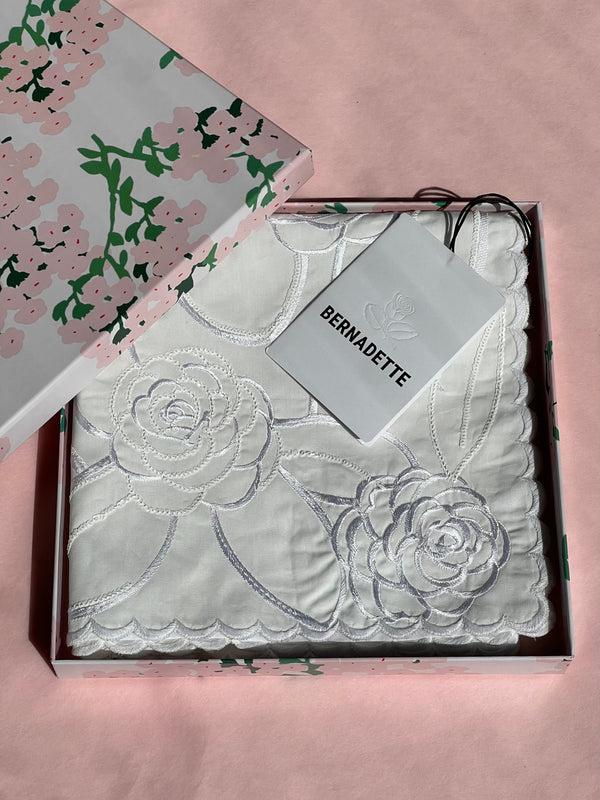 bernadette Handkerchief Petit Beurre Embroidered
