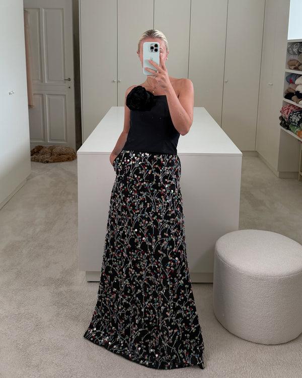 Bernadette Long Skirt Leanne Embroidered