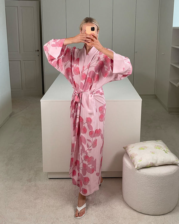 Bernadette Peignoir Silk Crepe De Chine