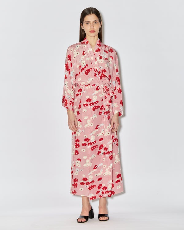 Bernadette Peignoir Silk Crepe De Chine