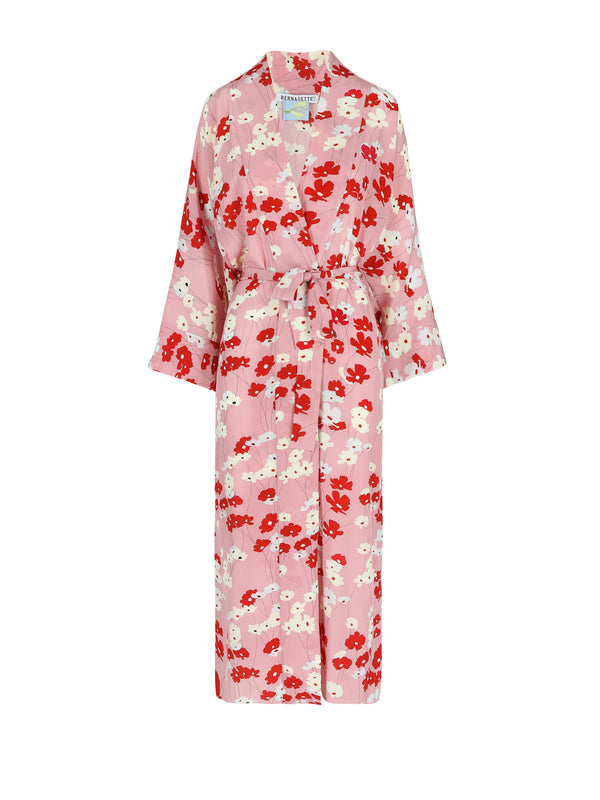 Bernadette Peignoir Silk Crepe De Chine