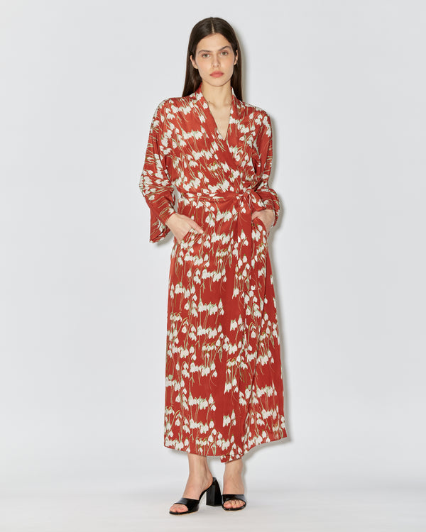 Bernadette Peignoir Silk Crepe De Chine