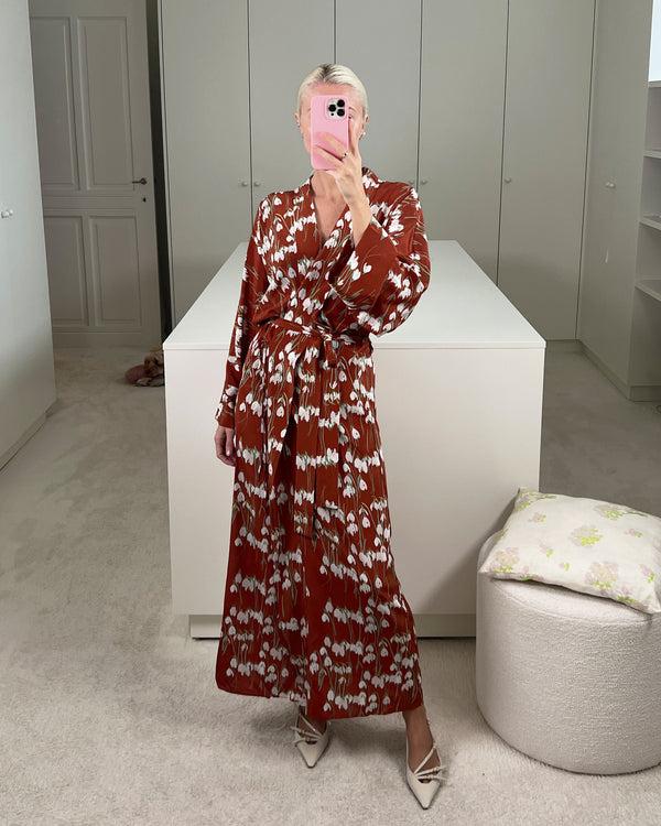 Bernadette Peignoir Silk Crepe De Chine