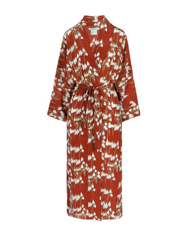 Bernadette Peignoir Silk Crepe De Chine