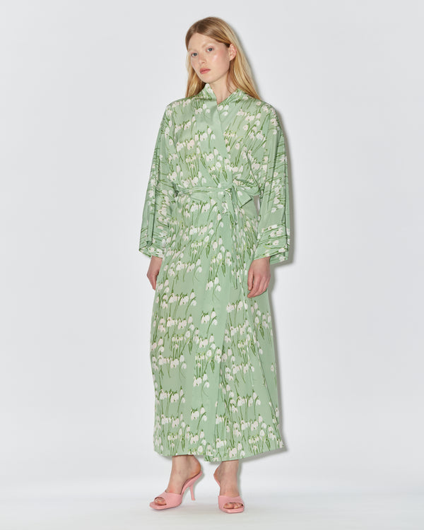 Bernadette Peignoir Silk Crepe De Chine
